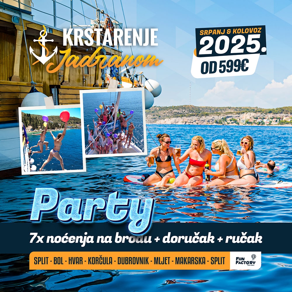 Krstarenje Jadranom 2025. | Party